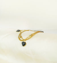 Tehreer Jewels Gold Heart Charm Bracelet For Women Tehreer Jewels