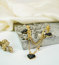 Tehreer Jewels Gold Heart Charm Bracelet For Women Tehreer Jewels